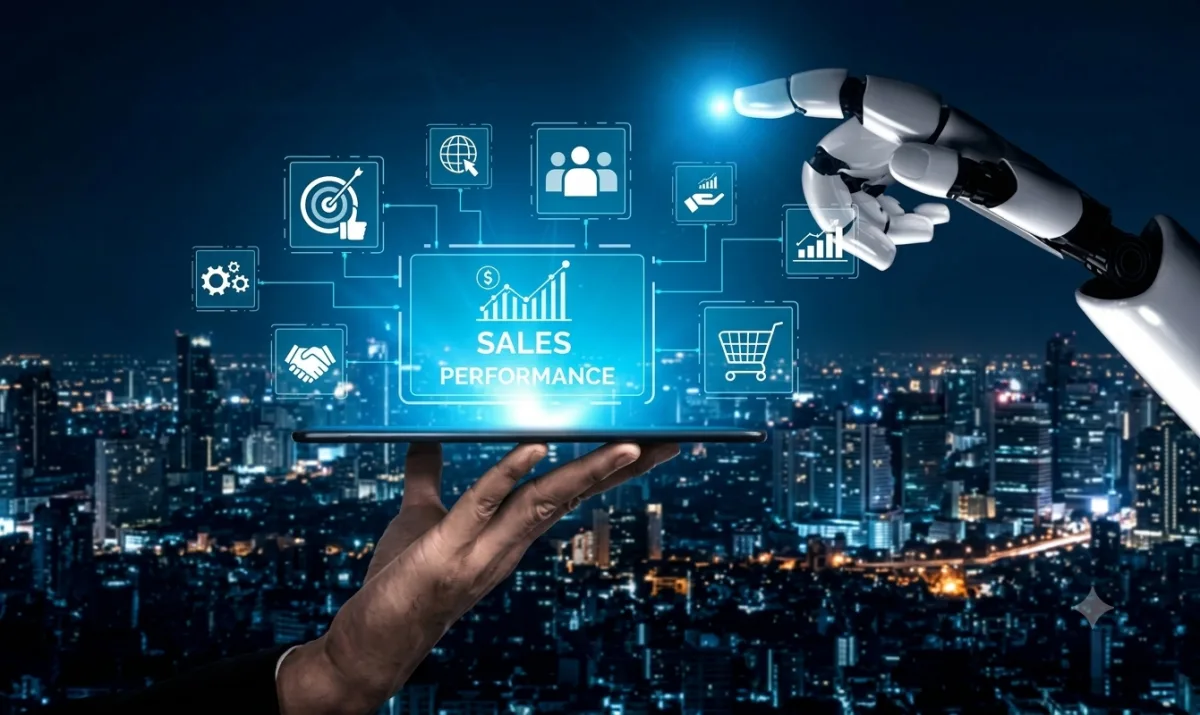 AI sales agent tracking sales performance across the pipeline